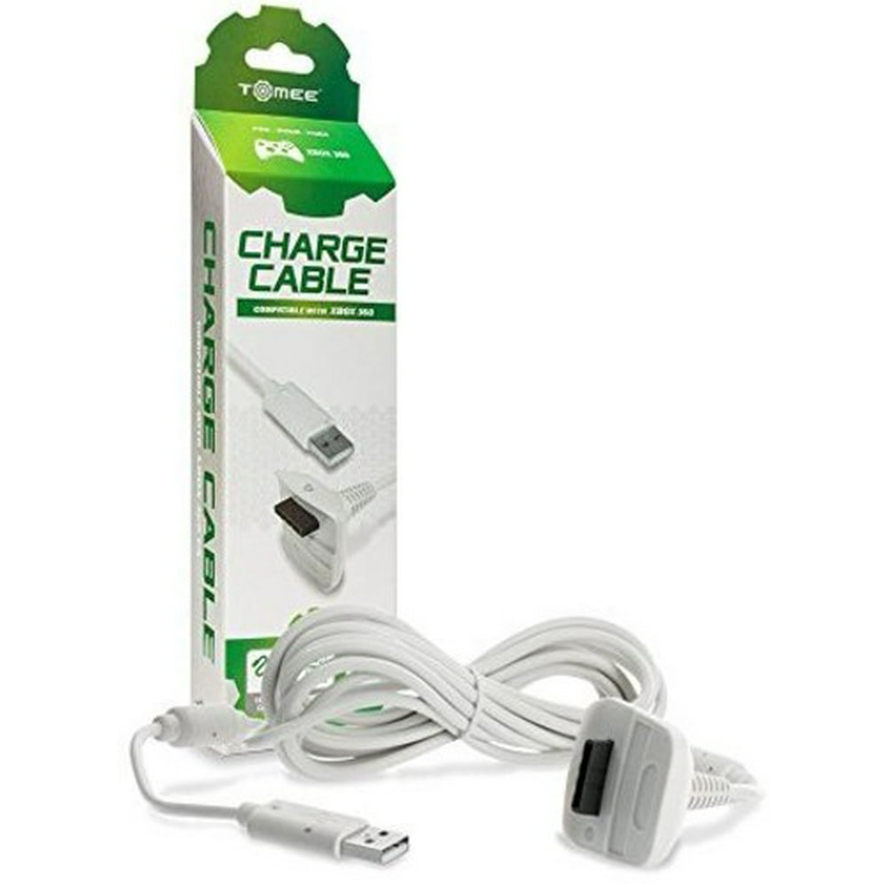 Tomee Controller Charge Cable White for Microsoft Xbox 360 Walmart