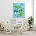 thumbnail image 2 of Stupell Industries Everyday Michigan Illustrated Map Graphic Art Gallery Wrapped Canvas Print Wall Art, Design by Nina Seven, 2 of 4
