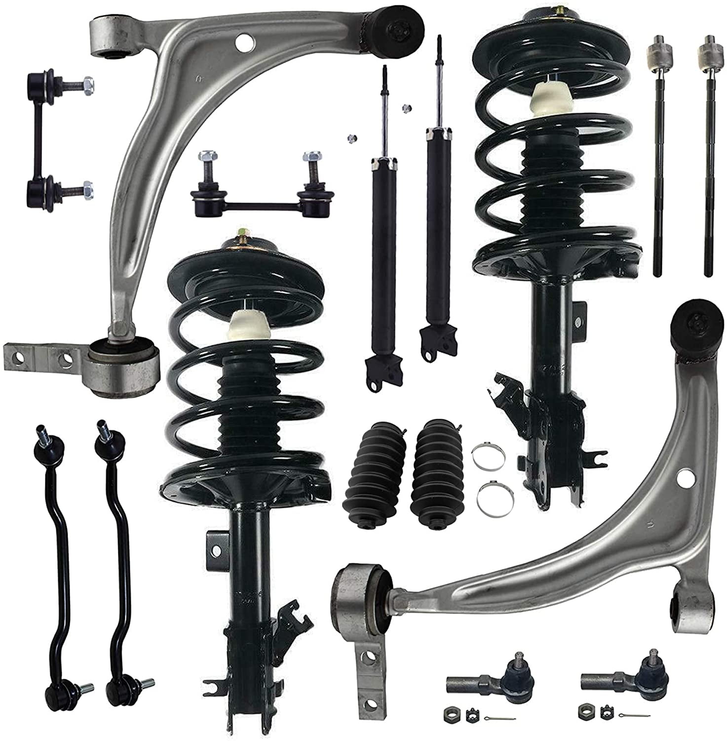 Buy Detroit Axle 16pc Front Struts Lower Control Arms Suspension Kit
