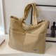 thumbnail image 3 of Bolso Hobo Plumón para Mujer Bolso Ligero Con Múltiples Bolsillos Bolso para Citas Diarias (caqui), 3 of 9