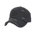 thumbnail image 2 of ylioge Denim Baseball Cap for Men & Women Ripped Adjustable Golf Snapback Hats Unisex Couples Casual Solid Sun-Protection Trucker Hat, 2 of 3