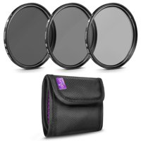 62MM Altura Photo Neutral Density Professional Photography Filter Set (ND2 ND4 ND8) + Premium MagicFiber Microfiber Cleaning Cloth