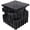 Black, variant on 25pcs Plastic Garage Floor Mats,15.6"x15.6" Size,Non-Slip Interlocking Plastic Garage Floor Mat,Splicing Drainage Floor Tile and Shower Mat, for Garage, Garden, Kitchen & Outdoor, Yellow