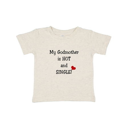 

Inktastic Single Godmother Gift Baby Boy or Baby Girl T-Shirt