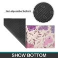 thumbnail image 6 of Pioneer Flower Floral Print Pattern Kitchen Rugs Sets Of 2,Anti Fatigue Kitchen Mat Rugs Non Slip Washable,Decorative Kitchen Floor Mats for Kitchen,Sink,Laundry,17"x30"+17"x47", 6 of 7