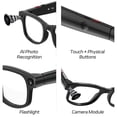 thumbnail image 3 of Lentes Inteligentes ThinkLens 2 Piezas IA Cámara 8MP 4GB 260mAh Bluetooth/WiFi Traductor App Móvil Negro., 3 of 3