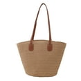 thumbnail image 5 of Straw Woven Tote Bag For Women Summer Beach Handmade Hollow Mesh Shoulder Bag Lightweight Durable Fashionable, 5 of 9