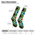 thumbnail image 3 of Women's Knee High Socks South African Flag Thermal Soft Knee Long Socks, 3 of 7