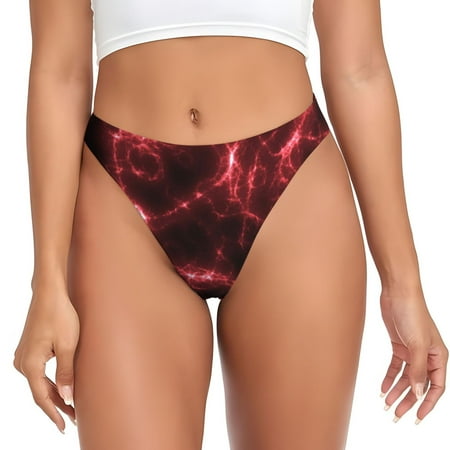 Sigee Red Line for Women s G-String Panty  Low Rise  Soft Lace Perfect for Everyday Wear or Special Occasions-X-Small