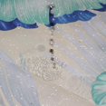 thumbnail image 3 of 180 X 200cm Rideau De Douche Avec 12 Crochets Schage Rapide(feuille), Tissu Poliéster Impermable Lavable En Machine, Rideaux Salle De Bain, 3 of 5