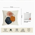 thumbnail image 2 of Burnt Orange Abstract Throw Pillow Covers, 4Set Mid Century Modern Pillow Covers, 2 of 6