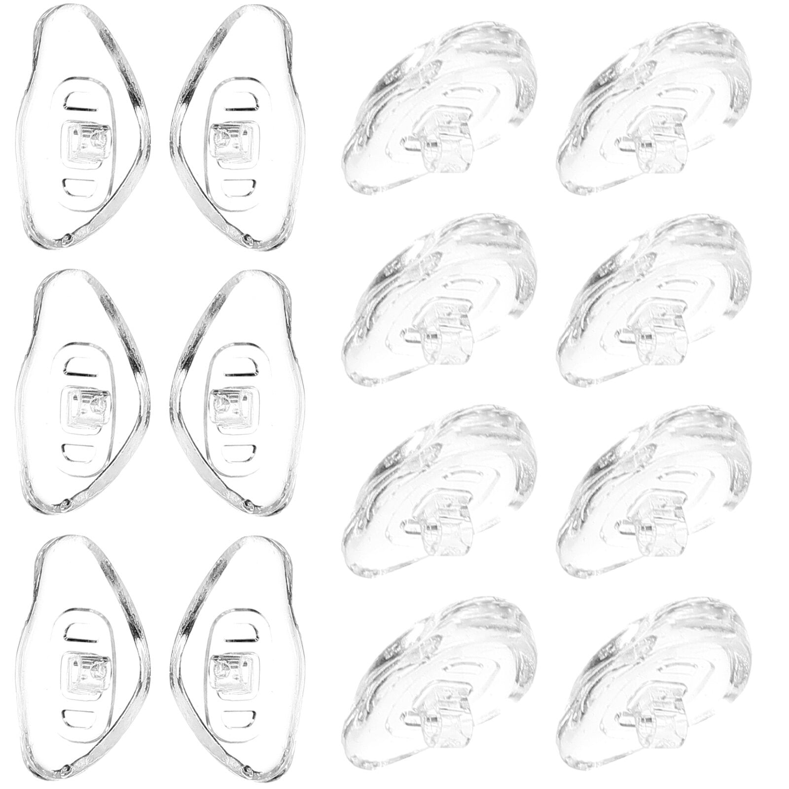 20 Pairs of Nonslip Nose Pads Glasses Silicone Pads Eyeglass Nose Pads