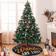 thumbnail image 7 of Lsque Not All Who Wander Are Lost Hiking Print Christmas Tree Skirt, Tree Skirt with Ties or Velcro, Perfect for Holiday Decorations, Halloween, and New Year-30", 7 of 7