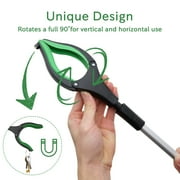 32 Reacher Grabber Tool, ORFELD Trash Claw Grabber Reaching Assist Pick up Portable Aluminum Green