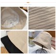 thumbnail image 6 of Women Outdoor Sun Protection Chiffon Thin Style Fisherman Hat Basin Hat Bucket Hat Beach Cap WHITE, 6 of 8