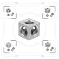 thumbnail image 3 of MasteelfCA 1 Ensemble 4 Pcs Support d'Angle Profil en Aluminium (Argent), 3 of 7