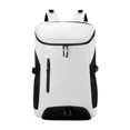 thumbnail image 1 of jinwen Badminton Backpack Badminton Bag for Outdoor Tennis Racket Badminton Racquet White, 1 of 9