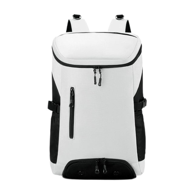 jinwen Badminton Backpack Badminton Bag for Outdoor Tennis Racket Badminton Racquet White