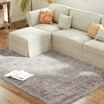 thumbnail image 7 of Resenkos 5x7 Machine Washable Area Rug - Non-Slip Traditional Flower Print Carpet for Living Room, Bedroom, Grey and Brown, 7 of 7