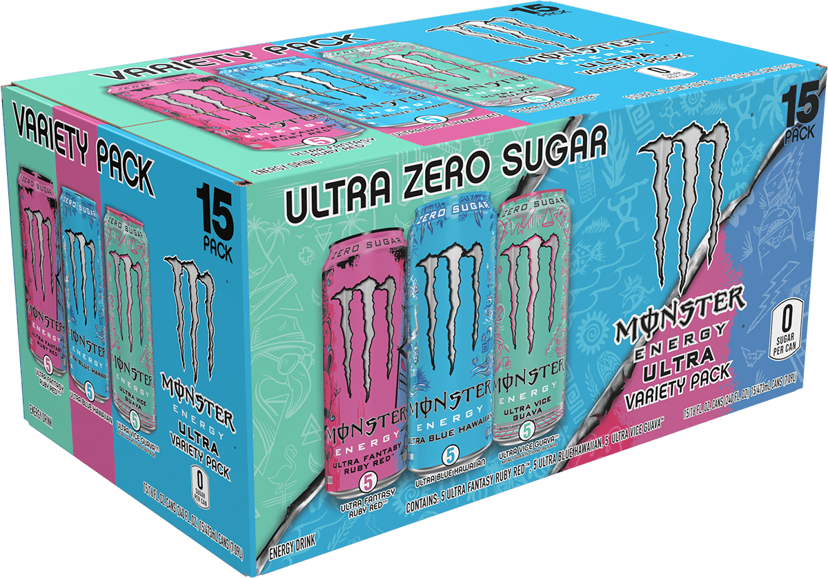 Monster Energy Ultra VP VGBHFRR 15 Pack - 16 Fl Oz