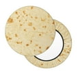 thumbnail image 2 of Lsque tortilla Pattern Round Bar chair cushion covers Velvet Fabric Premium Comfort Protects from Scratches and Stains for 14-17 Inch Chair-12 inch, 2 of 7
