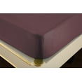 thumbnail image 5 of 1800 Series Brushed Microfiber 27 Inch Deep Deep Pocket Three Quarter Size Sheet Set - Wrinkle, Fade, - Hypoallergenic - Solid Chocolate, 5 of 6