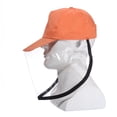 thumbnail image 1 of 2 In 1 Removable Anti-spitting Splash Protective Hat Anti Sunlight Windproof Dust-proof Mask Face Cover Cap Unisex, 1 of 1