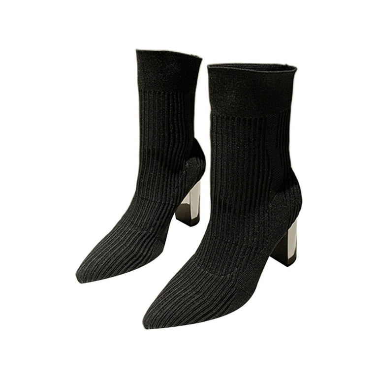 Women's boots top with sock top