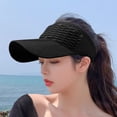 thumbnail image 5 of Jane Wardrobe Ponytail Friendly Headband Sun Visor for Women, Wide Brim Textured, UPF 50+ UV Protection, 1 Piece, One Size, 5 of 5