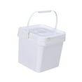 thumbnail image 4 of Pintar Pail Water Can Bucket Clean Bucket de almacenamiento de alimentos de contenedor de servicio pesado para la oficina de manualidades de arte del 5L, 4 of 8