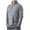 Dark Gray, variant on ibuvkizy Fall Sweaters for Men!Men's Casual Zipper Stand Collar Solid Color Long Sleeve Knitted Pullover Sweater Gray,L