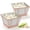 Silver, variant on Giphtpoeet 2 Pack Citronella Candles Outdoor Large 28oz 2 Wicks Lemongrass Scented Soy Wax Candle for Indoor Outside