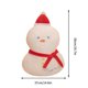 thumbnail image 2 of Liquidación de suministros de decoración navideña Muñeco de nieve navideño Almohada de peluche Muñeco navideño Regalo de Navidad Decoración navideña, 2 of 6