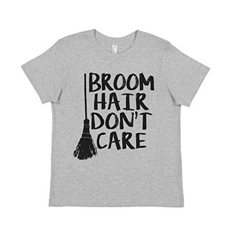

7 ate 9 Apparel Kids Broom Hair Halloween T-Shirt 3T Grey