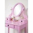 thumbnail image 3 of Moniys Wood Moniya Makeup Vanity Table and Stool Set, 3 of 5