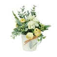 thumbnail image 1 of CreativeArrowy Home Decor Bonsai Nordic Style Artificial Flower 3.1*6.7in Small Buds Furnishing Articles Aisha Plastic Fake Flowers And Vase Set, 1 of 10