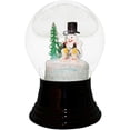 thumbnail image 1 of Perzy Snowglobe  Medium Snowman with Penguins, 1 of 1