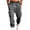 Z104-GY2, variant on Travel Pants for Men Wide Leg Water Resistant Cargo Pants Elastic Waist Baggy Pants for All Seasons