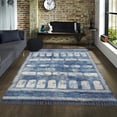 thumbnail image 1 of Casavani Bedroom Floor Rug Living Room Carpet,Blue 3x10 feet, 1 of 6