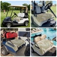 thumbnail image 6 of Golf Cart Seat Covers for 2 Seater,Sage Green Marble Microfiber Cart Seat Towel Blanket,Contemporary Abstract Fluid Art Absorbent Breathable Non Slip Bench Seats Protector for Golf Course 51"x31", 6 of 9