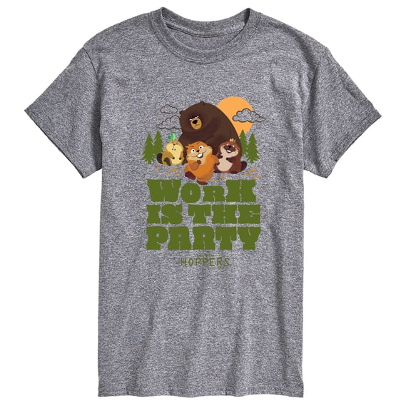 Hoppers - Work Is The Party - Men's Short Sleeve Graphic T-Shirt