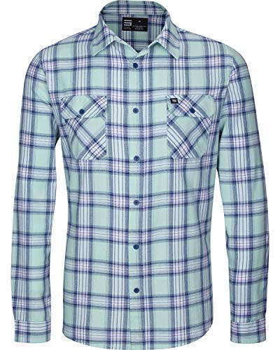 Mens Dry Fit Lightweight Fitted Flannels Three Sixty Six Flannel Shirt for Men