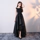 thumbnail image 3 of Vestido Vestido Estilo de mujer Vestido de noche negro atmosférico decente Vestido de fiesta elegante decente, 3 of 6