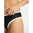 thumbnail image 4 of Time and Tru Women's and Women's Plus Size Go Time Mid Rise Bikini Bottoms, Sizes XS-3X, 4 of 5