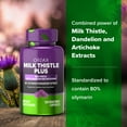 thumbnail image 4 of ORZAX Milk Thistle Supplement with 80% Silymarin, Vegan, Supports Liver Health, Antioxidant Defense, 120 Capsules, 4 of 8
