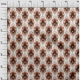 thumbnail image 3 of oneOone Silk Tabby Rust Brown Fabric Asian Ikat Fabric For Sewing Printed Craft Fabric By The Yard 42 Inch Wide, 3 of 4