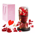 thumbnail image 1 of Vaso De Regalo De San Valentín Flor Eterna 7 Rosas Con Luces roses, 1 of 5