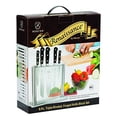 thumbnail image 3 of Mercer Culinary 6-Piece Forged Knife Block Set, Glass, 3 of 8