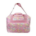 thumbnail image 2 of S SERENABLE Sewing Machine Carrying Case Handbag Portable Sewing Supplies Large Capacity Zipper Oxford Cloth Dustproof Tote Bag Carry Bag Pink, 2 of 8
