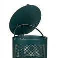 thumbnail image 2 of Round Waste Can - 100% Rust-Free Aluminum - D030-Black, 2 of 3